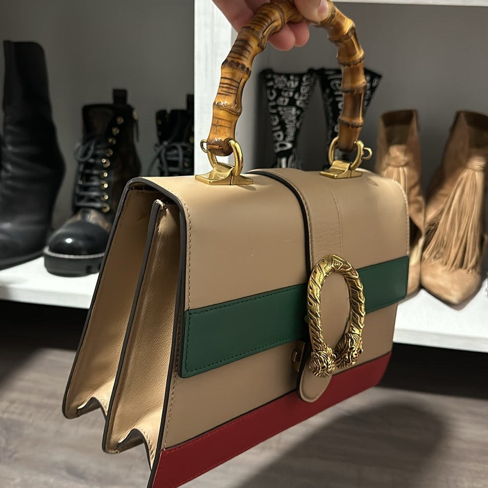Gucci Dionysus bamboo handle leather bag - Picture 2 of 5